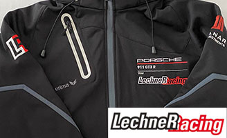 Lechner Racing Stickerei und Druck auf Teambekleidung