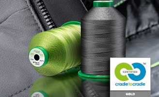 LIFECYCLE Polyamide - nachhaltige Garne im Einsatz bei design M.W Maschinenstickerei