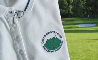 Bestickte Poloshirts für den Golfclub Klessheim
