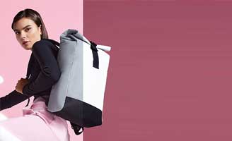 Moderner Rucksack zum besticken für Werbeartikel und Giveaways