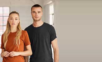 Verschiedene T-Shirts zum Bedrucken für Werbeartikel und Giveaways Verschiedene T-Shirts zum Bedrucken für Werbeartikel und Giveaways